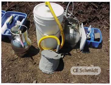 odor flux chamber testing on compost.jpg